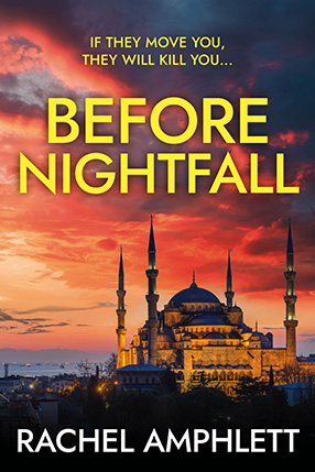 Cover for Before Nightfall showing a shadowy cobbled alleyway at night